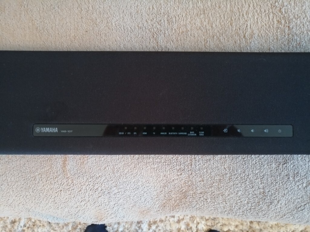 yamaha yas 107 7.1 channel sound bar